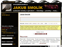 Tablet Screenshot of jakub-smolik.cz